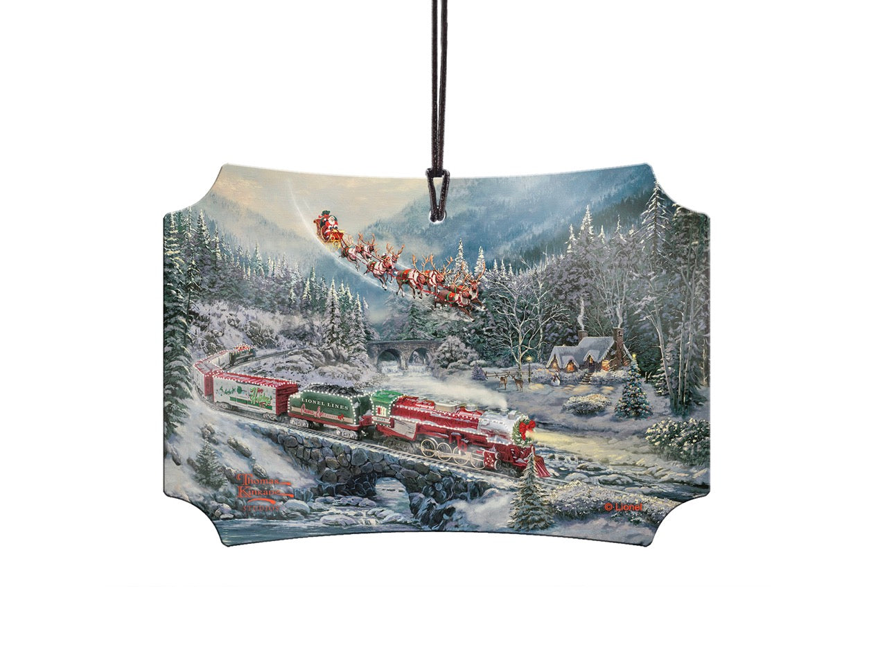 Thomas Kinkade (Lionel - Christmas Light Express) Hanging Metal Print AMBERL145